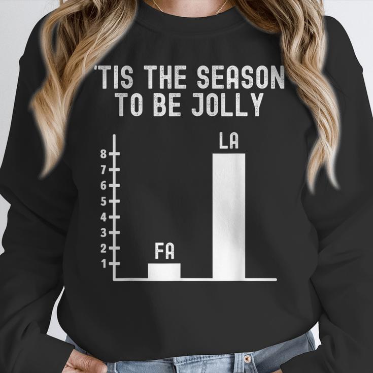 Fa La 8 Math Pun Math Teacher Christmas Women Crewneck Sweatshirt, funny design Fa La 8 Math Pun Math Teacher Christmas Women Crewneck Sweatshirt, funny design