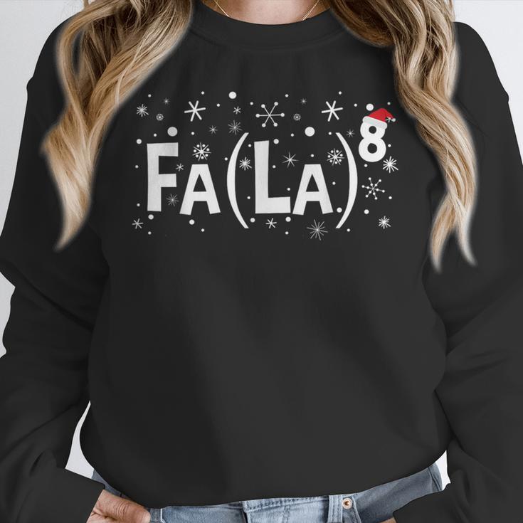 Fa La 8 Shirt Math Teacher Christmas Women Crewneck Sweatshirt, funny design Fa La 8 Shirt Math Teacher Christmas Women Crewneck Sweatshirt, funny design