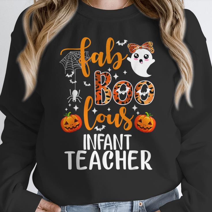 Faboolous INFANT Teacher Halloween Women Crewneck Sweatshirt, funny design Faboolous INFANT Teacher Halloween Women Crewneck Sweatshirt, funny design