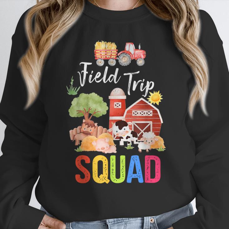 Farm Trip Field Trip Squad Farm Visit Teachers Students Women Crewneck Sweatshirt, funny design Farm Trip Field Trip Squad Farm Visit Teachers Students Women Crewneck Sweatshirt, funny design