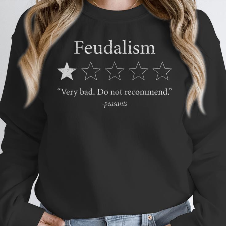 Feudalism Review World History AP History Teacher Women Crewneck Sweatshirt, History Teacher Gifts, funny design Feudalism Review World History AP History Teacher Women Crewneck Sweatshirt, History Teacher Gifts, funny design