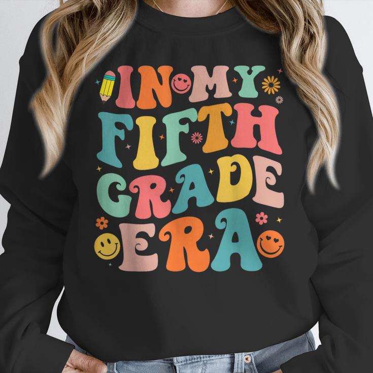 In My Fifth Grade Era 5th Grade Teacher Back To School Women Crewneck Sweatshirt, funny design In My Fifth Grade Era 5th Grade Teacher Back To School Women Crewneck Sweatshirt, funny design