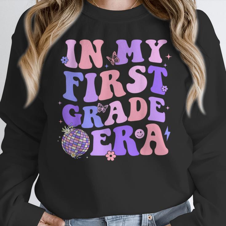 In My First Grade Era 1st Grade Girls Teacher Back To School Women Crewneck Sweatshirt, First Grade Teacher Gifts, funny design In My First Grade Era 1st Grade Girls Teacher Back To School Women Crewneck Sweatshirt, First Grade Teacher Gifts, funny design
