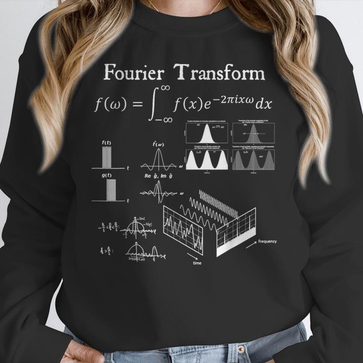 Fourier Transform Signal Science Math Teacher Nerdy Women Crewneck Sweatshirt, Science Teacher Gifts, funny design Fourier Transform Signal Science Math Teacher Nerdy Women Crewneck Sweatshirt, Science Teacher Gifts, funny design