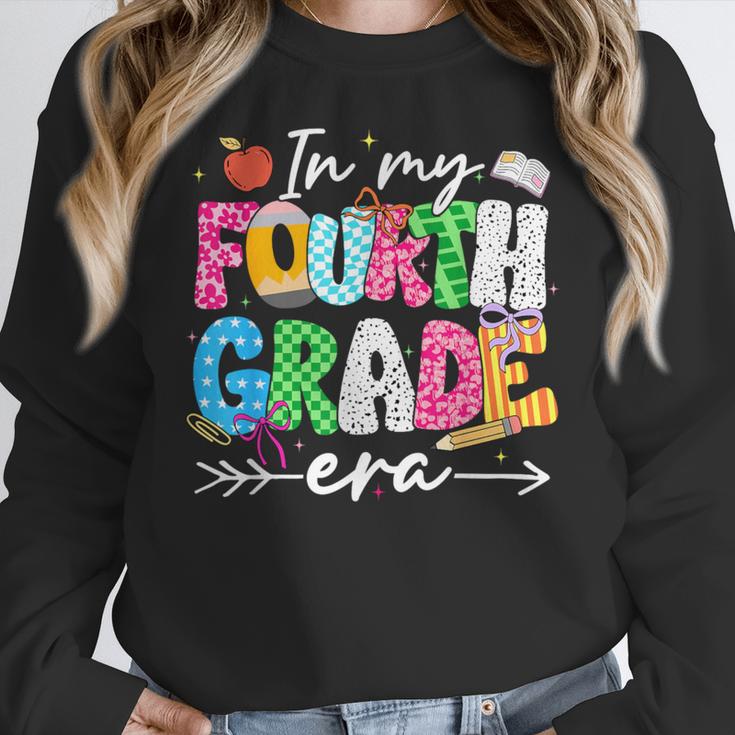 In My Fourth Grade Era 4th Grade Girl Teacher Back To School Women Crewneck Sweatshirt, 4th Grade Teacher Gifts, funny design In My Fourth Grade Era 4th Grade Girl Teacher Back To School Women Crewneck Sweatshirt, 4th Grade Teacher Gifts, funny design