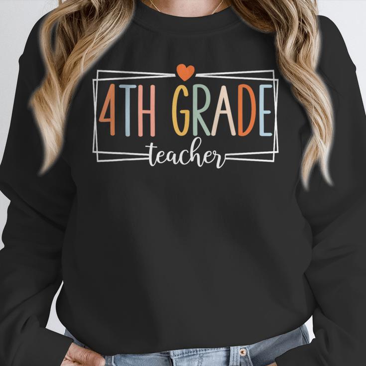 Fourth Grade Teacher 4th Grade Teachers Back To School Women Crewneck Sweatshirt, 4th Grade Teacher Gifts, funny design Fourth Grade Teacher 4th Grade Teachers Back To School Women Crewneck Sweatshirt, 4th Grade Teacher Gifts, funny design