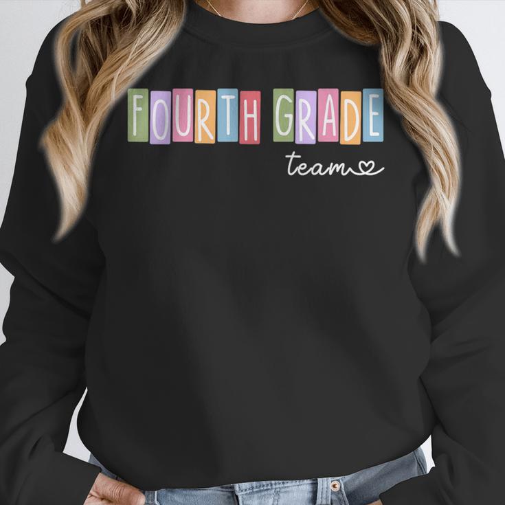 Fourth Grade Team 4th Grade Teacher Girls Boys Women Crewneck Sweatshirt, 4th Grade Teacher Gifts, funny design Fourth Grade Team 4th Grade Teacher Girls Boys Women Crewneck Sweatshirt, 4th Grade Teacher Gifts, funny design