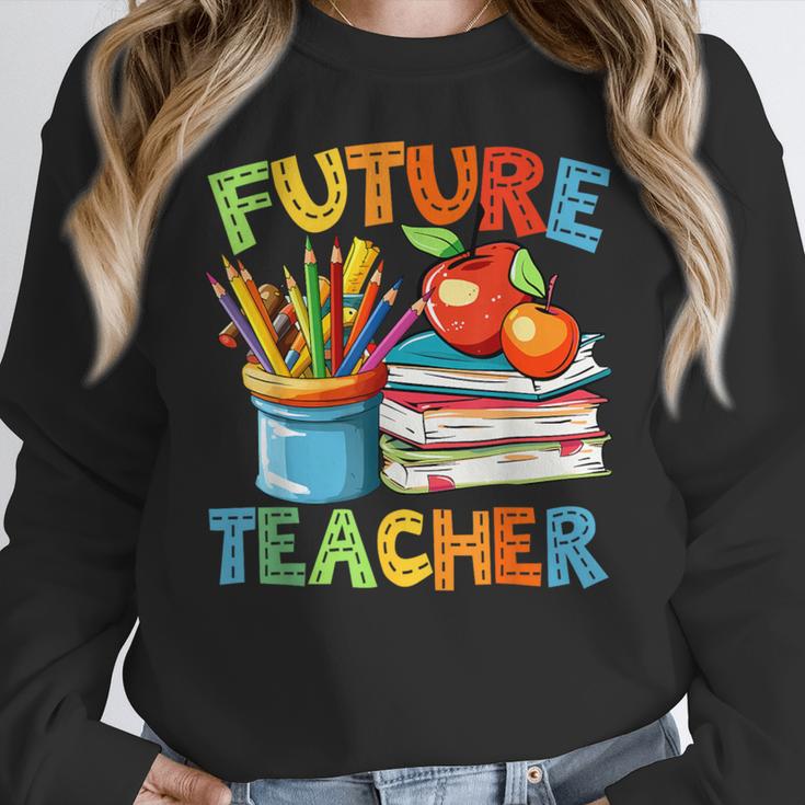 Future Teacher Costume For Kids Back To School Boy Girl Women Crewneck Sweatshirt, Future Teacher Gifts, funny design