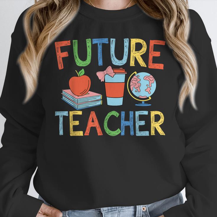 Future Teacher Costume For Kids Girls Boys Men Women Women Crewneck Sweatshirt, Future Teacher Gifts, funny design Future Teacher Costume For Kids Girls Boys Men Women Women Crewneck Sweatshirt, Future Teacher Gifts, funny design