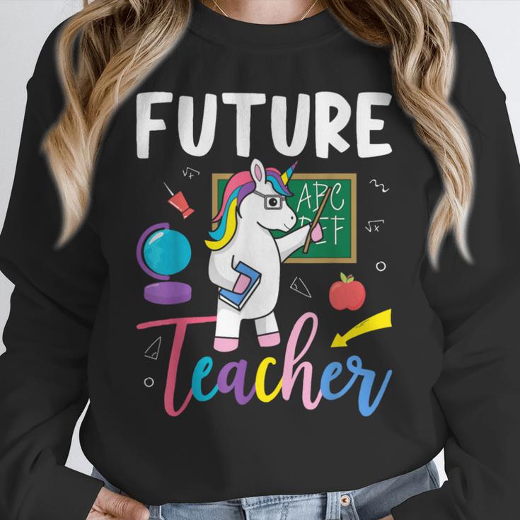 Future Teacher School Teacher Female Women Crewneck Sweatshirt, Future Teacher Gifts, funny design Future Teacher School Teacher Female Women Crewneck Sweatshirt, Future Teacher Gifts, funny design