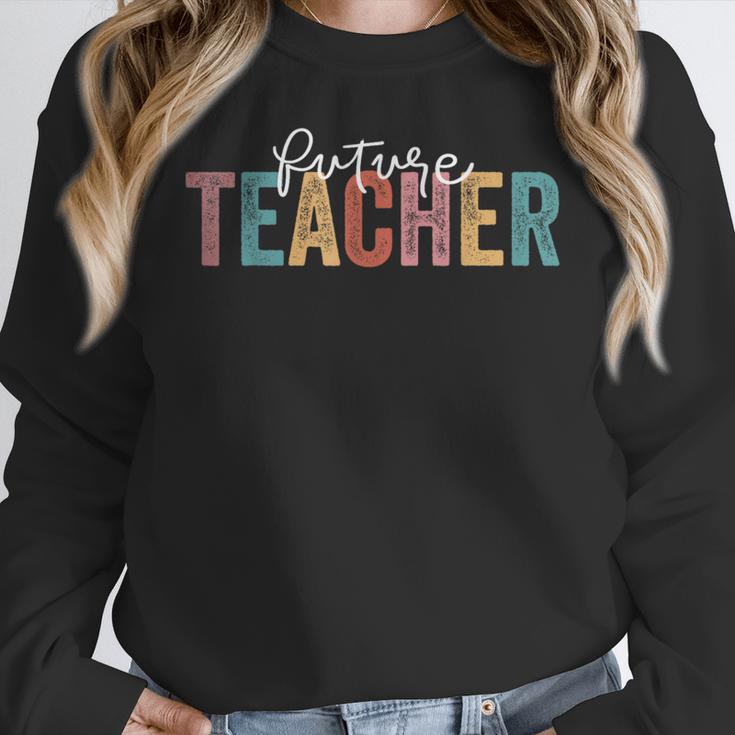 Future Teacher Student Teaching School Teacher In Progress Women Crewneck Sweatshirt, Future Teacher Gifts, funny design Future Teacher Student Teaching School Teacher In Progress Women Crewneck Sweatshirt, Future Teacher Gifts, funny design