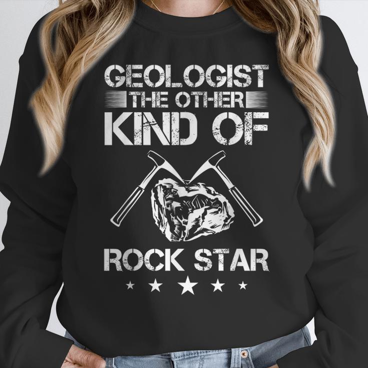 Geology Outfit Geology Teacher Geology Department Geologist Women Crewneck Sweatshirt, funny design