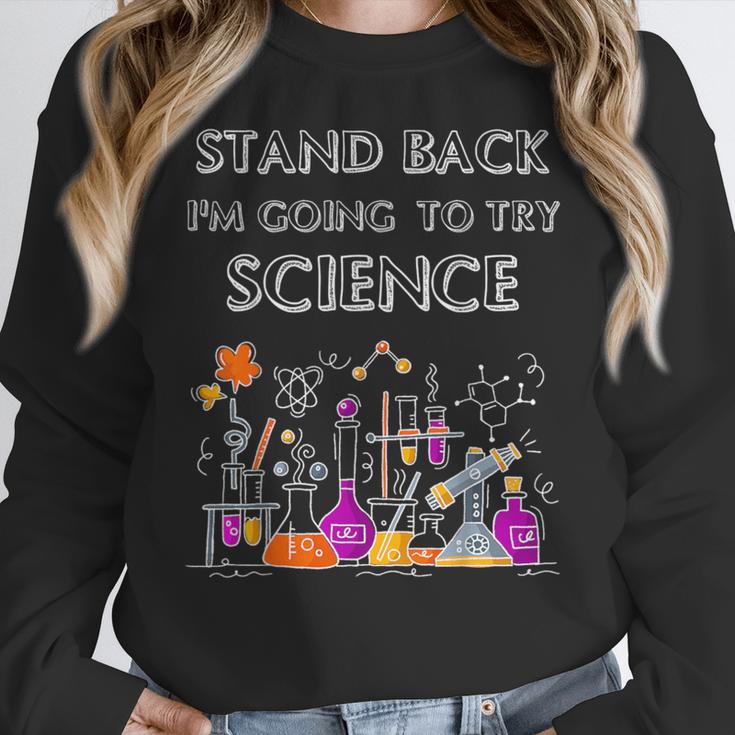 Going To Try Science Geek Nerd Tee Teacher STEM Women Crewneck Sweatshirt, Science Teacher Gifts, funny design Going To Try Science Geek Nerd Tee Teacher STEM Women Crewneck Sweatshirt, Science Teacher Gifts, funny design