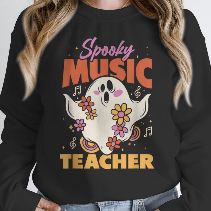 Groovy Faboolous Spooky Music Teacher Halloween Men Women Women Crewneck Sweatshirt, Groovy Teacher Gifts, funny design Groovy Faboolous Spooky Music Teacher Halloween Men Women Women Crewneck Sweatshirt, Groovy Teacher Gifts, funny design