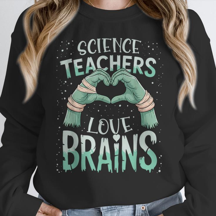 Halloween Teacher Tshirts Science Teachers Love Brains Women Crewneck Sweatshirt, Science Teacher Gifts, funny design Halloween Teacher Tshirts Science Teachers Love Brains Women Crewneck Sweatshirt, Science Teacher Gifts, funny design