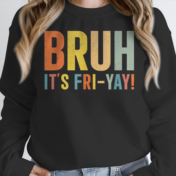 Happy Friyay Teacher Shirt Cute Teacher Fashion Bruh Fri-Yay Women Crewneck Sweatshirt, funny design Happy Friyay Teacher Shirt Cute Teacher Fashion Bruh Fri-Yay Women Crewneck Sweatshirt, funny design