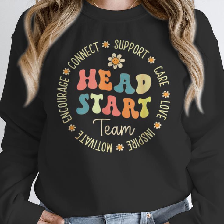 Head Start Team Homeschooling Teacher Back To School Women Crewneck Sweatshirt, funny design Head Start Team Homeschooling Teacher Back To School Women Crewneck Sweatshirt, funny design