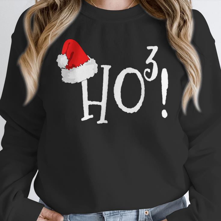 Ho Cubed Shirt Math Teacher Xmas For Men Women Kids Women Crewneck Sweatshirt, funny design
