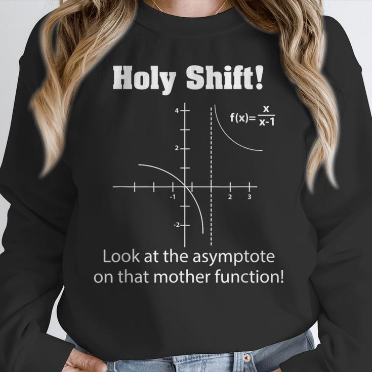 Holy Shift Look At The Asymptote Math Teacher Science Women Crewneck Sweatshirt, Science Teacher Gifts, funny design Holy Shift Look At The Asymptote Math Teacher Science Women Crewneck Sweatshirt, Science Teacher Gifts, funny design