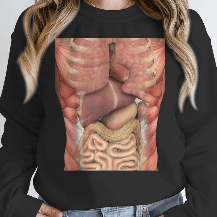 Human Muscles Organs Scary Anatomy Teacher Halloween Costume Women Crewneck Sweatshirt, funny design Human Muscles Organs Scary Anatomy Teacher Halloween Costume Women Crewneck Sweatshirt, funny design