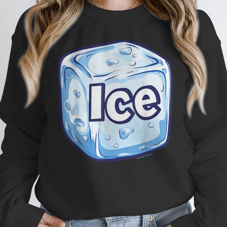 Ice Halloween Pun Costume Easy Lazy Team Group Teacher Women Crewneck Sweatshirt, funny design Ice Halloween Pun Costume Easy Lazy Team Group Teacher Women Crewneck Sweatshirt, funny design