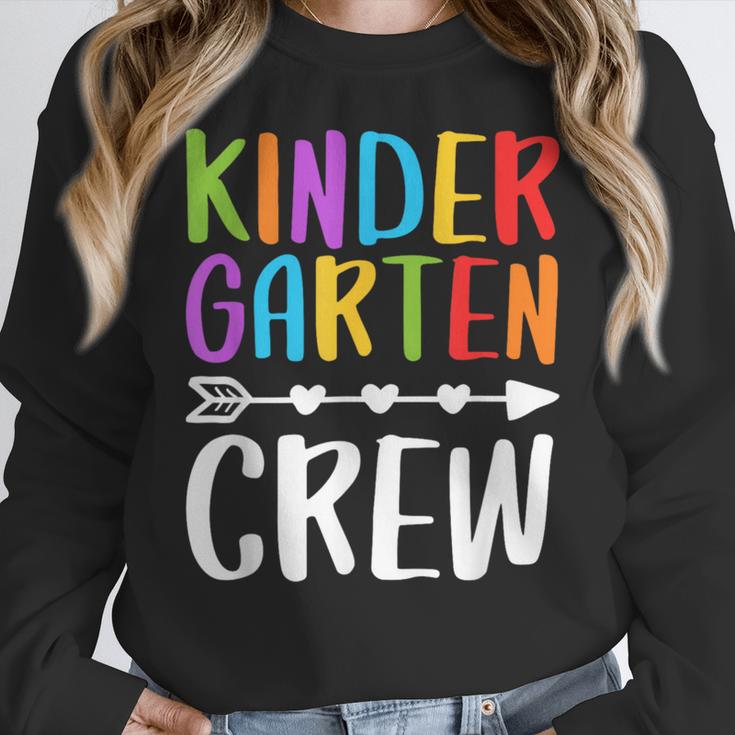 Kindergarten Crew Shirt Kinder Crew Teacher Boy Girl Women Crewneck Sweatshirt, funny design