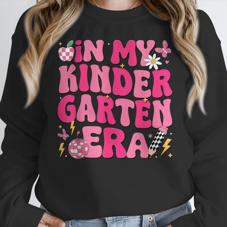 In My Kindergarten Era Girl Back To School Kinder Teacher Women Crewneck Sweatshirt, funny design In My Kindergarten Era Girl Back To School Kinder Teacher Women Crewneck Sweatshirt, funny design