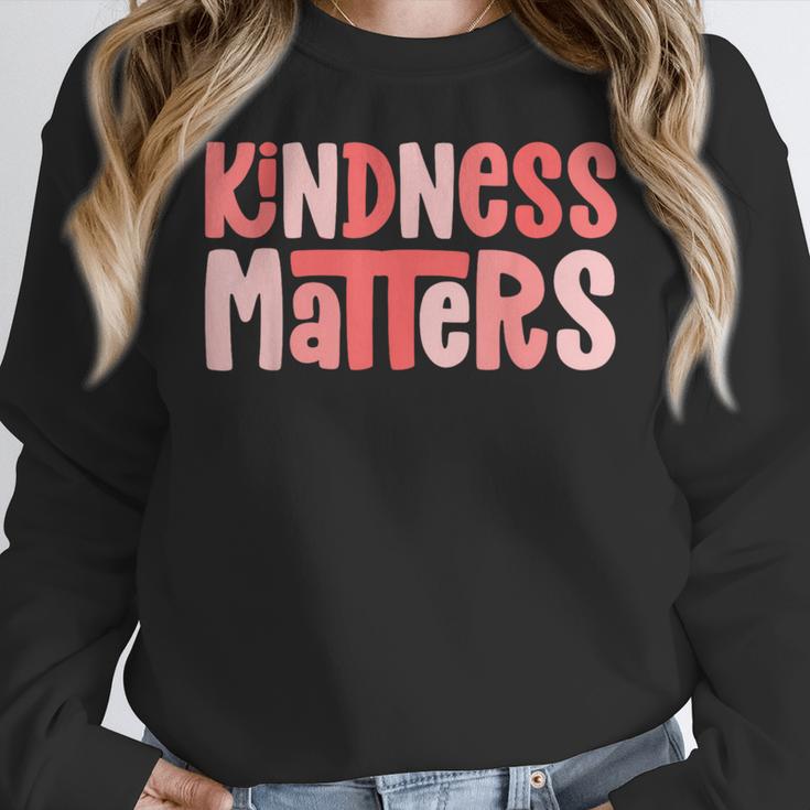 Kindness Matters Anti Bullying Shirts Teacher Child Women Crewneck Sweatshirt, funny design Kindness Matters Anti Bullying Shirts Teacher Child Women Crewneck Sweatshirt, funny design