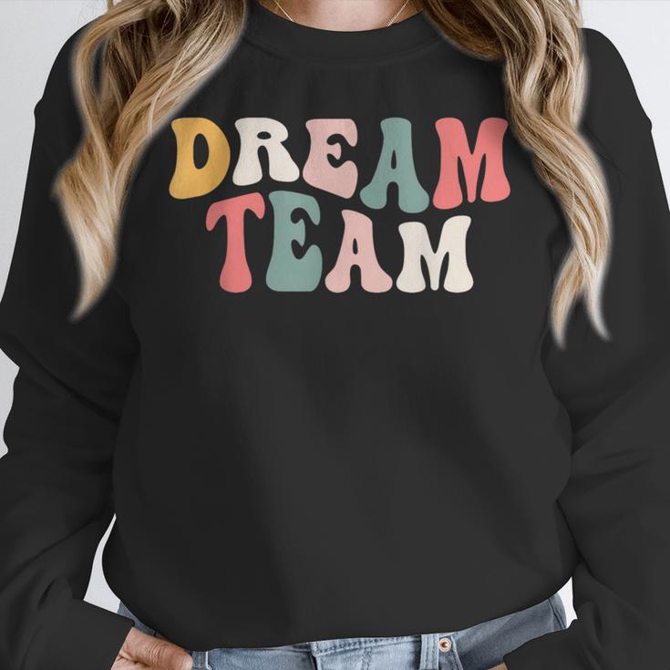 Last Day Of School Back To School Dream Team Teacher Kids Women Crewneck Sweatshirt, funny design Last Day Of School Back To School Dream Team Teacher Kids Women Crewneck Sweatshirt, funny design