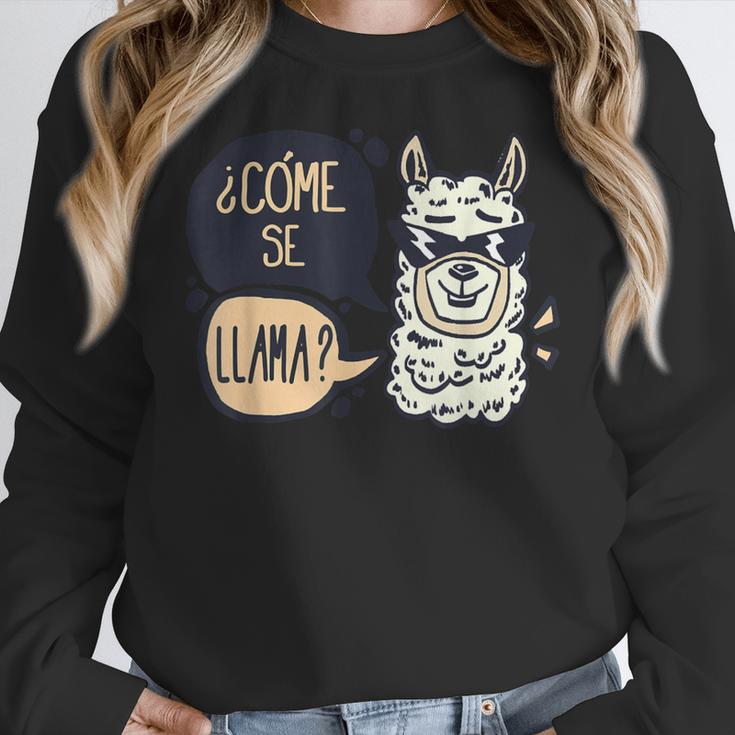 Llama Shirt English Teacher School Student ESL Joke Women Crewneck Sweatshirt, Esl Teacher Gifts, English Teacher Gifts, funny design Llama Shirt English Teacher School Student ESL Joke Women Crewneck Sweatshirt, Esl Teacher Gifts, English Teacher Gifts, funny design
