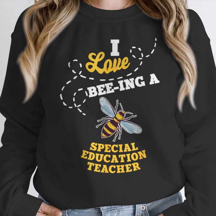 I Love Bee-Ing A Special Education Teacher Honey Bee Job For Men Women Women Crewneck Sweatshirt, funny design I Love Bee-Ing A Special Education Teacher Honey Bee Job For Men Women Women Crewneck Sweatshirt, funny design