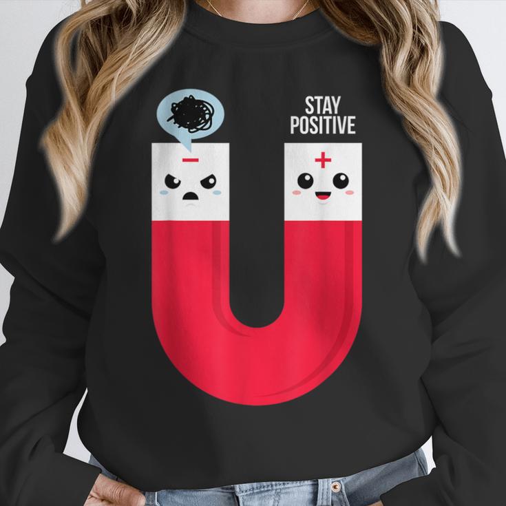 Magnet Science Pun T-Shirt For Geeks Science Teachers Women Crewneck Sweatshirt, Science Teacher Gifts, funny design
