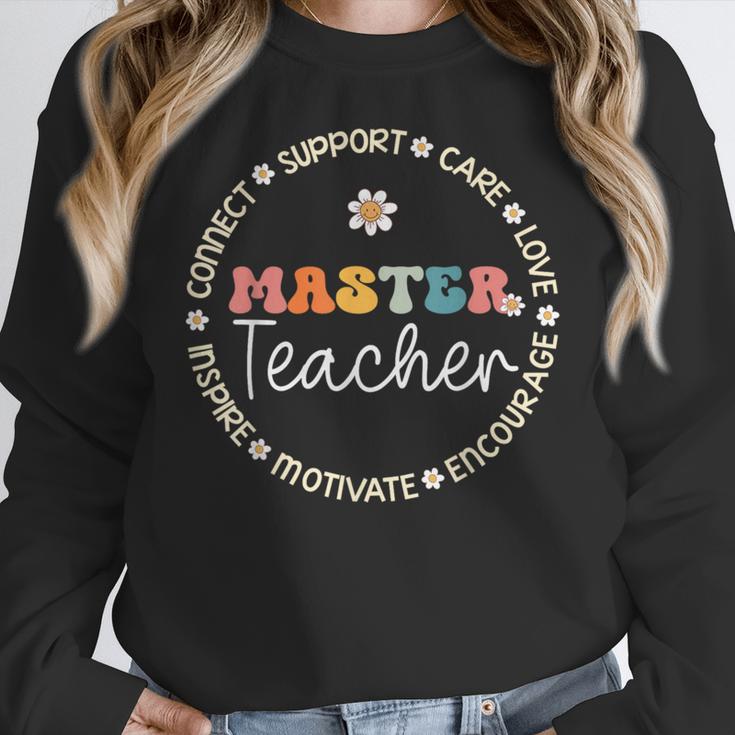 Master Teacher Appreciation Week Back To School Women Crewneck Sweatshirt, funny design Master Teacher Appreciation Week Back To School Women Crewneck Sweatshirt, funny design