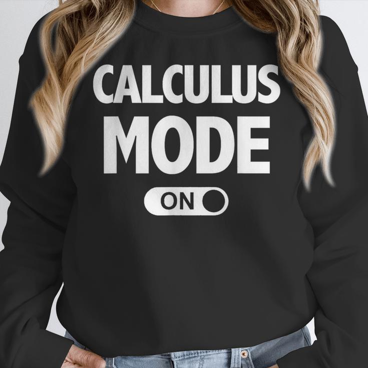 Math Calculus Mode On Teacher T-Shirt Women Crewneck Sweatshirt, funny design