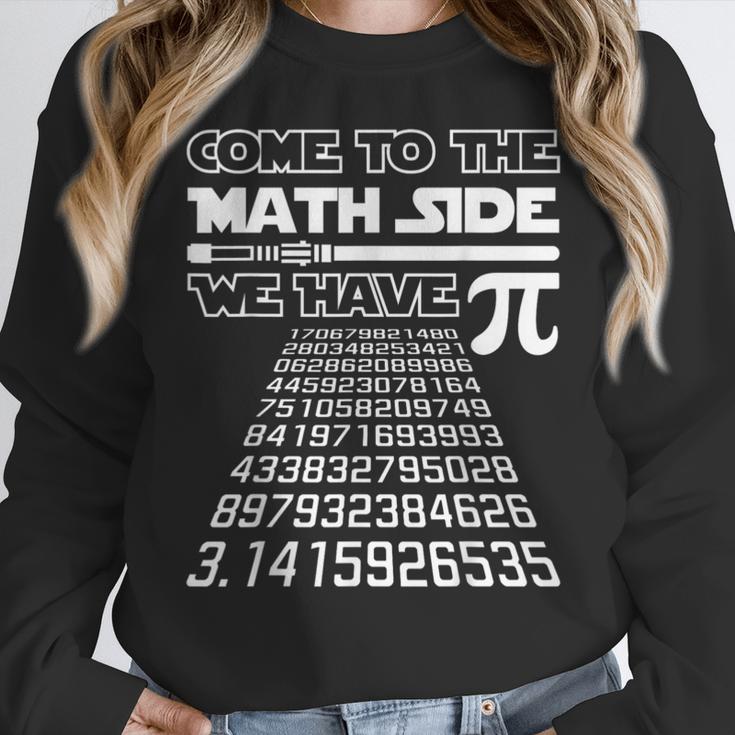 Come To The Math Side We Have Pie Shirt Pi Day Teacher Women Crewneck Sweatshirt, funny design Come To The Math Side We Have Pie Shirt Pi Day Teacher Women Crewneck Sweatshirt, funny design