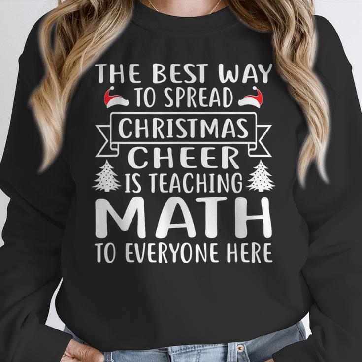 Math Teacher Christmas Mathematics Teacher Women Crewneck Sweatshirt, funny design Math Teacher Christmas Mathematics Teacher Women Crewneck Sweatshirt, funny design