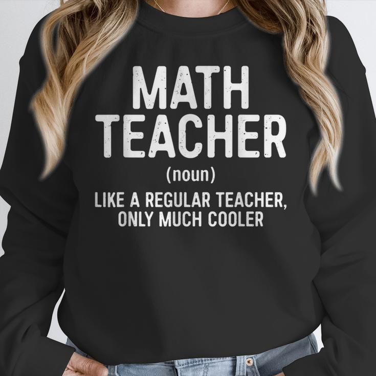Math Teacher Definition Shirt Men Women Teacher Women Crewneck Sweatshirt, funny design Math Teacher Definition Shirt Men Women Teacher Women Crewneck Sweatshirt, funny design