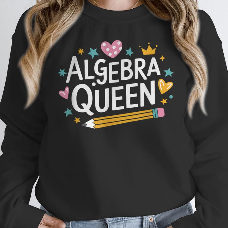 Mathematician And Mathematics Teacher Algebra Queen Women Crewneck Sweatshirt, funny design Mathematician And Mathematics Teacher Algebra Queen Women Crewneck Sweatshirt, funny design