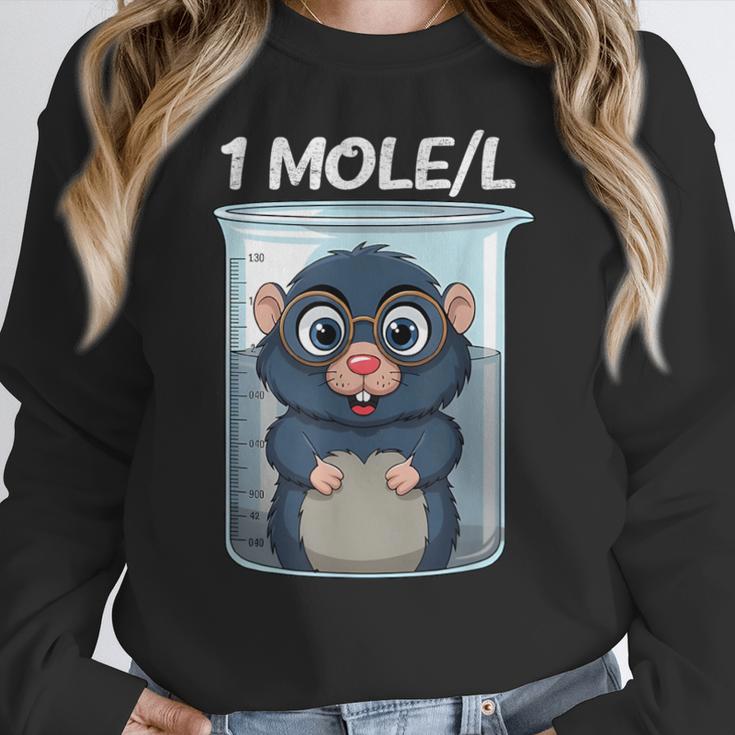 Mole Chemistry Chemist Student Science Teacher Women Crewneck Sweatshirt, Science Teacher Gifts, funny design Mole Chemistry Chemist Student Science Teacher Women Crewneck Sweatshirt, Science Teacher Gifts, funny design