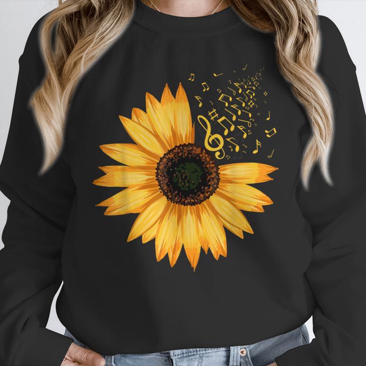 Music For Men Women Music Teacher Music Lover Women Crewneck Sweatshirt, funny design