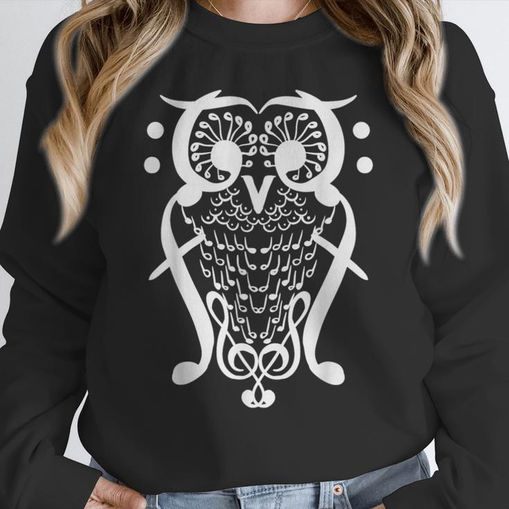 Music Note Owl Shirt Musicians Teacher Birthday Bird Women Crewneck Sweatshirt, funny design Music Note Owl Shirt Musicians Teacher Birthday Bird Women Crewneck Sweatshirt, funny design