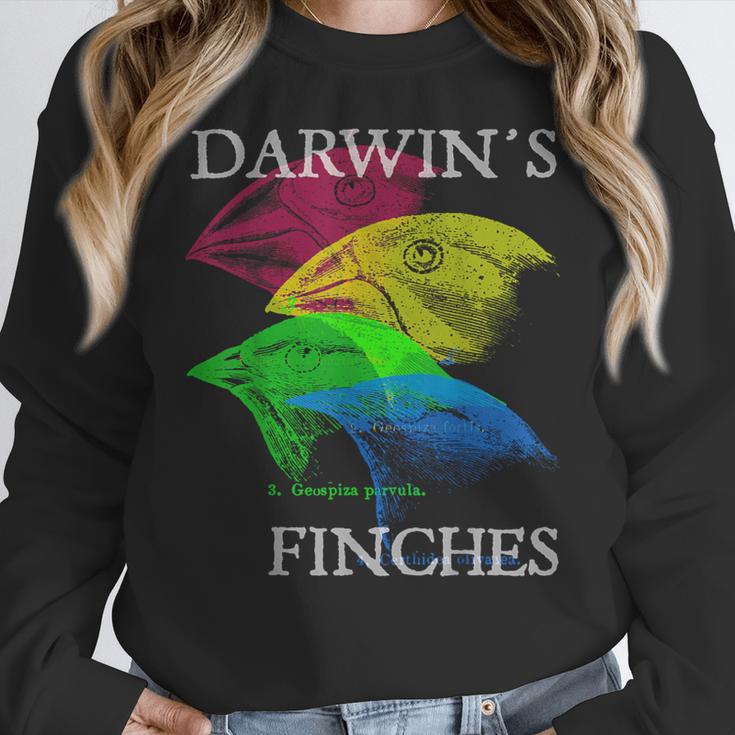 Nerdy Darwin's Finches Evolution Science Biology Teacher Women Crewneck Sweatshirt, Science Teacher Gifts, funny design Nerdy Darwin's Finches Evolution Science Biology Teacher Women Crewneck Sweatshirt, Science Teacher Gifts, funny design