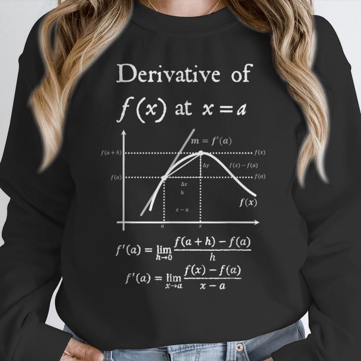 Nerdy Definition Of Derivative Limit Calculus Math Teacher Women Crewneck Sweatshirt, funny design Nerdy Definition Of Derivative Limit Calculus Math Teacher Women Crewneck Sweatshirt, funny design