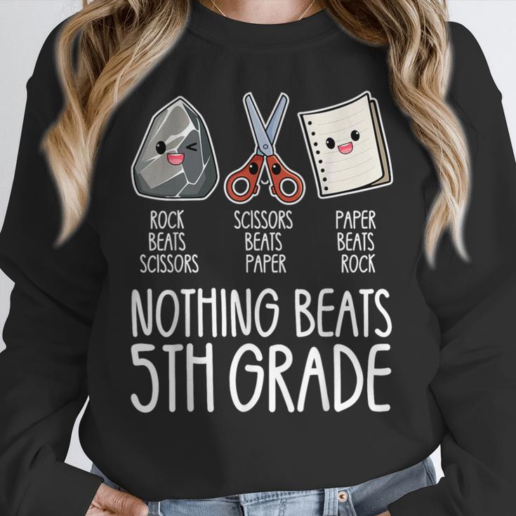 Nothing Beats 5th Grade Back To School Kids Teachers Women Crewneck Sweatshirt, funny design Nothing Beats 5th Grade Back To School Kids Teachers Women Crewneck Sweatshirt, funny design