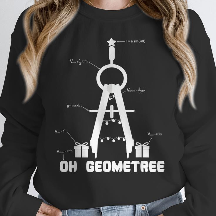 Oh Geometree Math Teacher Geometry Christmas Tree For Men Women Kids Women Crewneck Sweatshirt, funny design Oh Geometree Math Teacher Geometry Christmas Tree For Men Women Kids Women Crewneck Sweatshirt, funny design