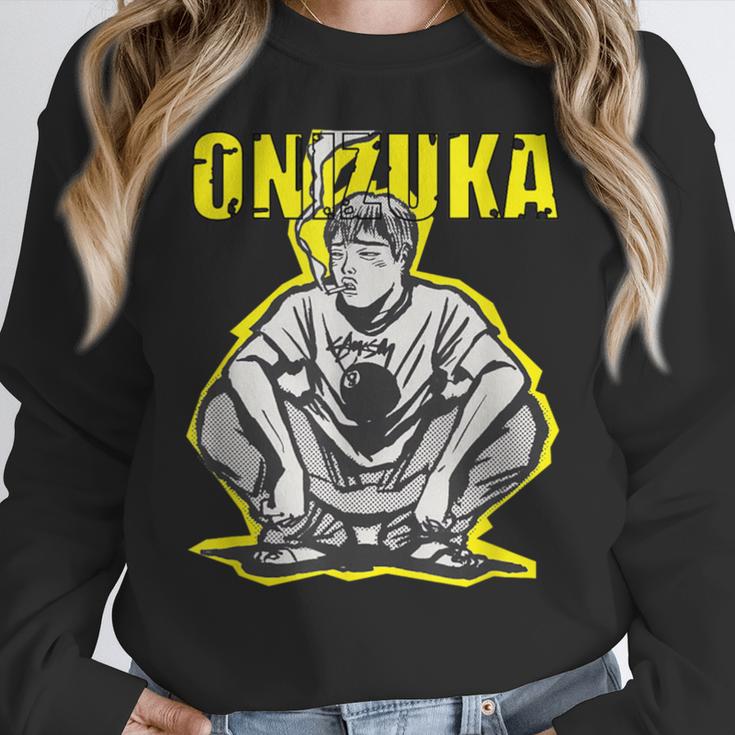 Onizuka Great Teacher Classic Anime Women Crewneck Sweatshirt, funny design Onizuka Great Teacher Classic Anime Women Crewneck Sweatshirt, funny design