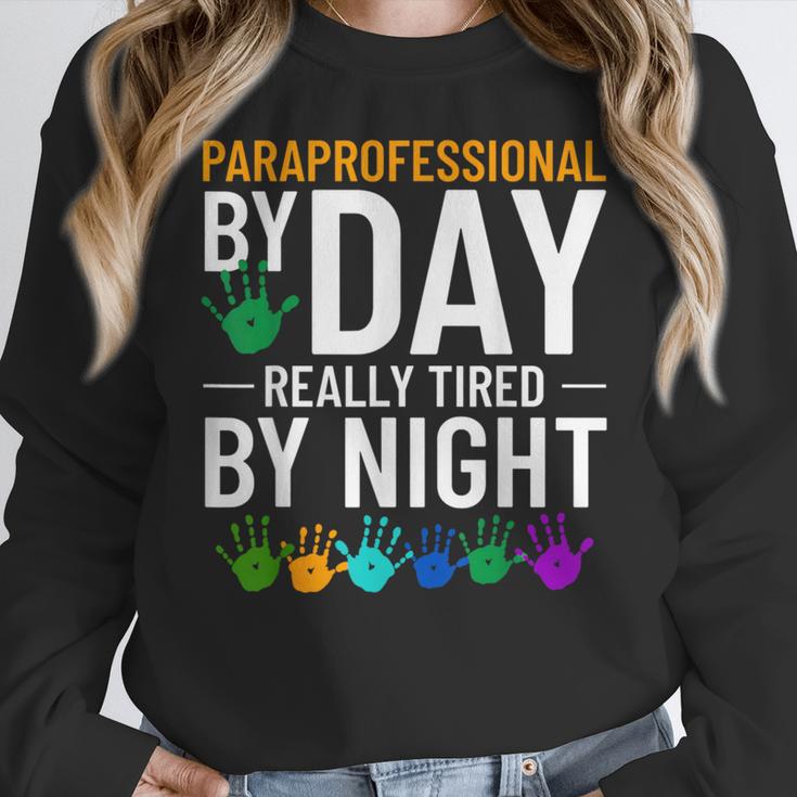 Paraprofessional Educator Teacher Para Classroom Assistant Women Crewneck Sweatshirt, funny design Paraprofessional Educator Teacher Para Classroom Assistant Women Crewneck Sweatshirt, funny design