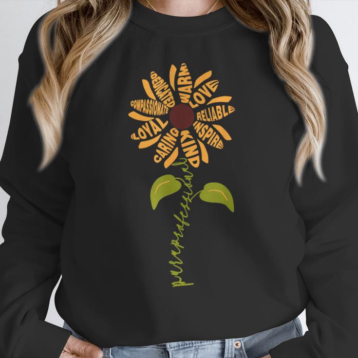 Paraprofessional Para Sunflower Teacher Back To School Women Crewneck Sweatshirt, funny design Paraprofessional Para Sunflower Teacher Back To School Women Crewneck Sweatshirt, funny design