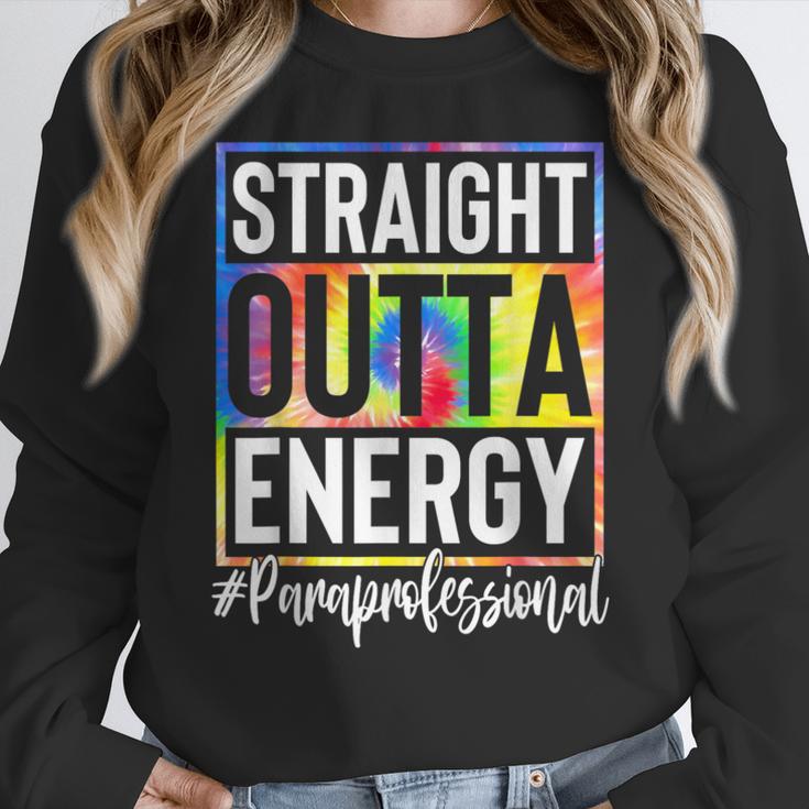 Paraprofessional Straight Outta Energy Teacher Life For Men Women Women Crewneck Sweatshirt, funny design Paraprofessional Straight Outta Energy Teacher Life For Men Women Women Crewneck Sweatshirt, funny design