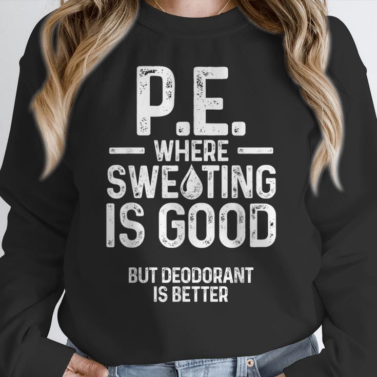 PE Physical Education Teacher Sweating Men Women Women Crewneck Sweatshirt, Pe Teacher Gifts, funny design PE Physical Education Teacher Sweating Men Women Women Crewneck Sweatshirt, Pe Teacher Gifts, funny design